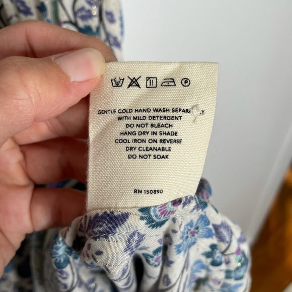 Spell & The Gypsy NWT Dahlia Midi Dress Dusty Blue - Picture 8 of 8